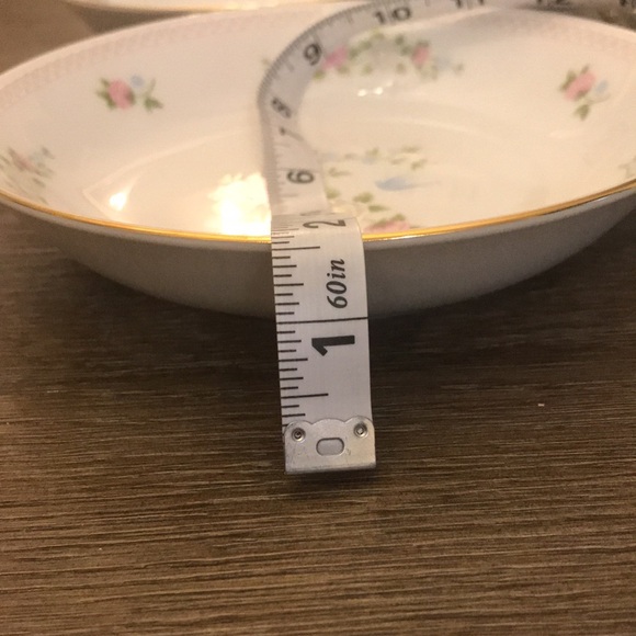 Crown Ming china 7 1/2” soup bowl set of 4 Bird of Paradise pattern euc (b) - Picture 9 of 9